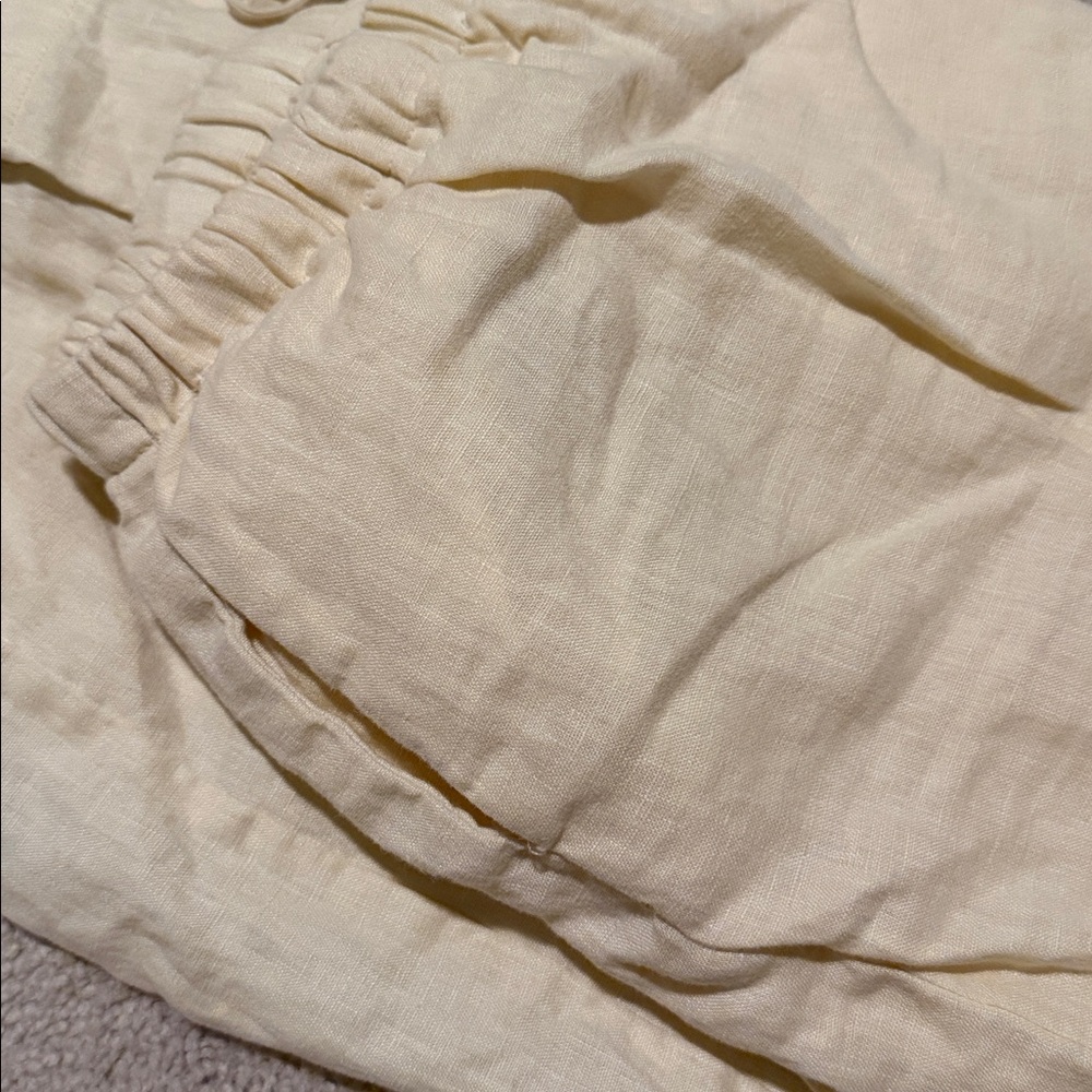 DISSH Cream Wide-Leg Pants - Picture 11 of 11